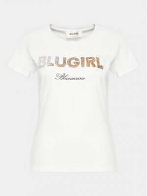 Priliehavé tričko Blugirl Blumarine biela