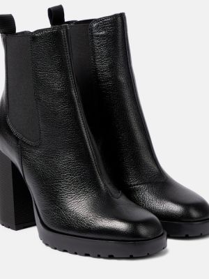 Iš natūralios odos chelsea stiliaus batai Hogan juoda