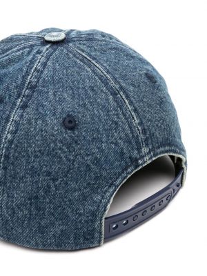 Haftowana czapka z daszkiem Rhude niebieska