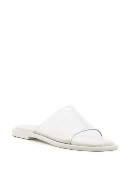 Caurspīdīgs sandales Loewe balts