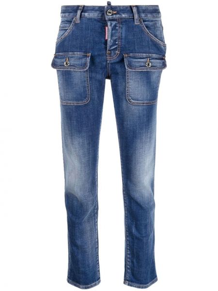 Straight leg-jeans Dsquared2 blå