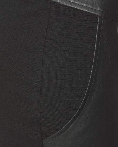 Kožená sukňa Lascana čierna