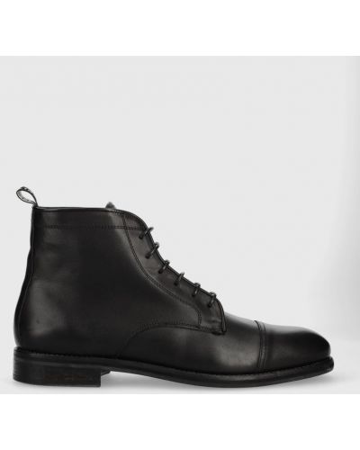 Kožne cipele Allsaints crna