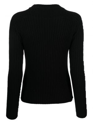 Sweter z wełny merino Nuur czarny