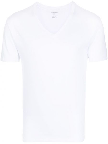 Medvilninė marškiniai Michael Kors balta