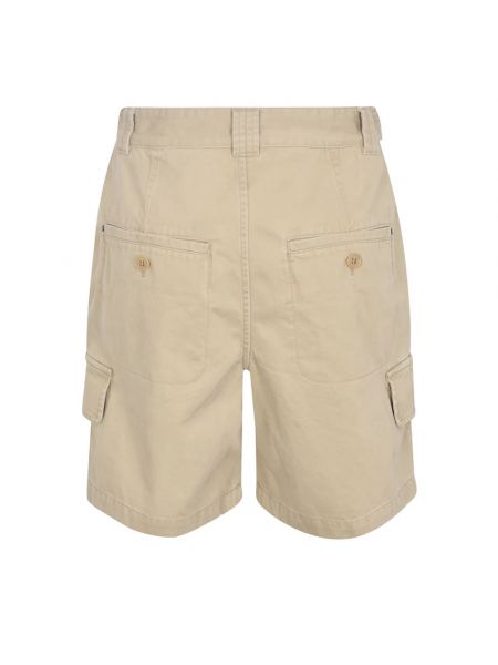 Pantalones cortos de algodón Isabel Marant beige