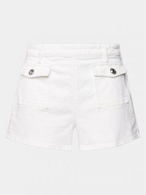 Shorts en jean slim Guess blanc
