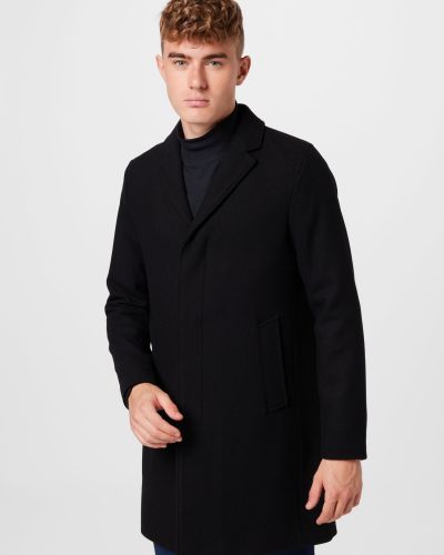 Παλτό Selected Homme μαύρο