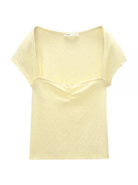 T-shirt Pull&bear giallo