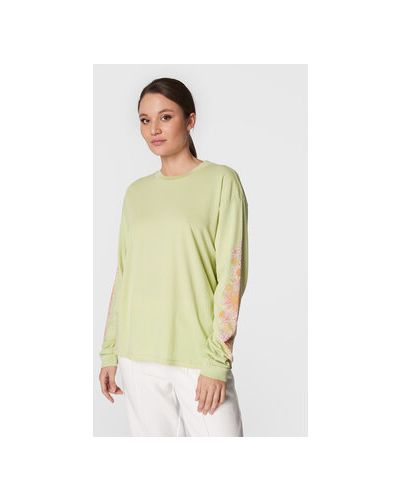 Bluză oversize Billabong verde