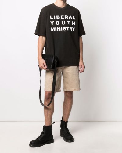 Camiseta con estampado Liberal Youth Ministry negro