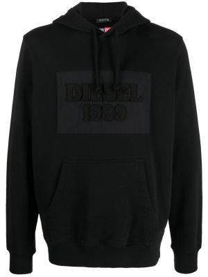 Hoodie Diesel svart