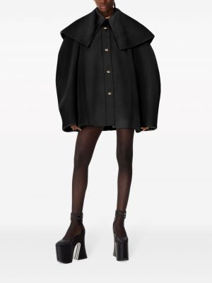 Manteau en laine Nina Ricci noir