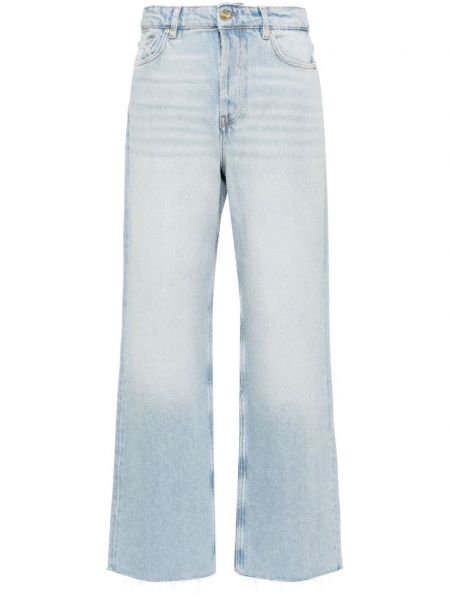 Flared jeans Ganni blå