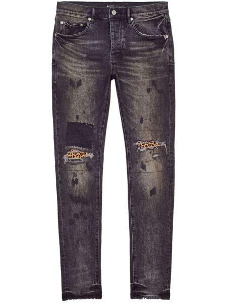 Skinny fit džínsy s nízkym pásom Purple Brand