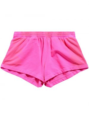 Pantaloni scurți din bumbac Balenciaga roz