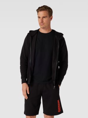 Bluza rozpinana z nadrukiem Ck Calvin Klein czarna