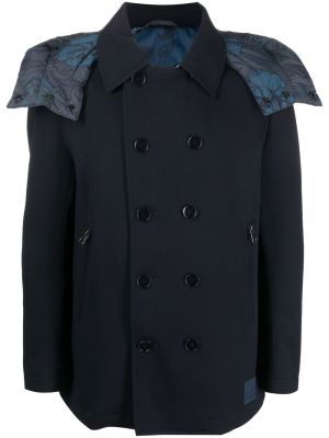 Kapucnis kabát Etro kék
