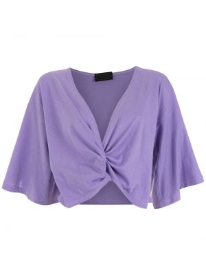 Kort bluse Andrea Bogosian lilla