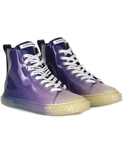 Sneaker mit farbverlauf Giuseppe Zanotti lila