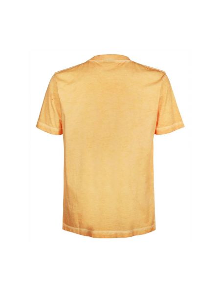 Koszulka z nadrukiem bawełniana Marcelo Burlon pomarańczowa
