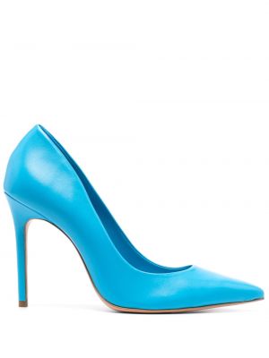 Кожени полуотворени обувки Schutz синьо