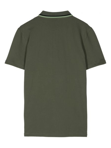 Svītrainas polo krekls ar rāvējslēdzēju Ps Paul Smith zaļš