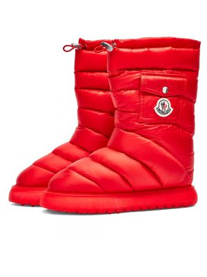Ботинки с карманами Moncler красные