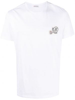 T-shirt en jersey Moncler blanc