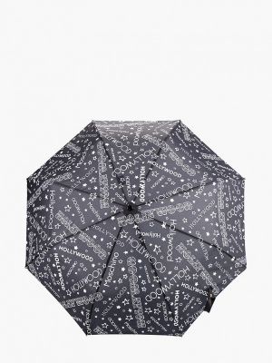 Складной зонт Moschino, черный