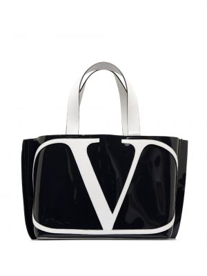Nákupná taška Valentino Garavani Pre-owned čierna