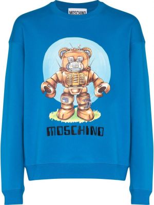 Sweatshirt Moschino blå