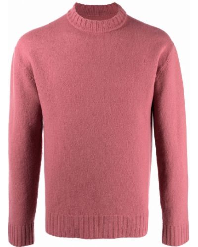 Jersey de punto de tela jersey Jil Sander rosa