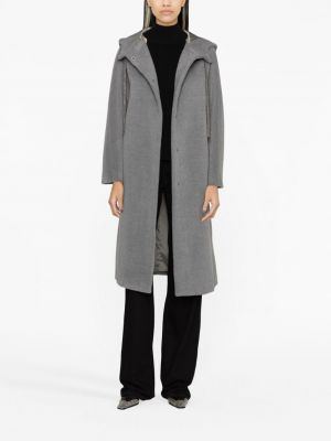 Manteau à capuche Fabiana Filippi gris
