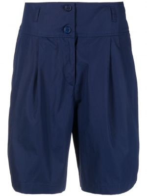 Pantaloni scurți din bumbac Aspesi albastru