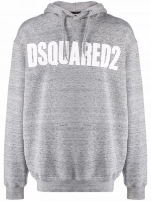 Tilfeldig hettegenser Dsquared2 grå