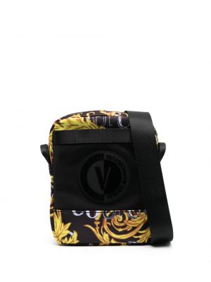Tasche mit print Versace Jeans Couture schwarz