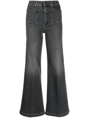 Straight jeans Mother grau