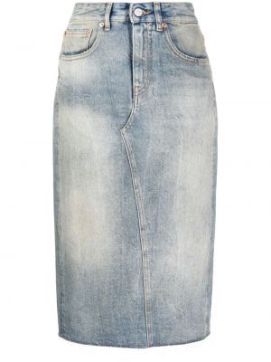 Spódnica jeansowa Mm6 Maison Margiela niebieska