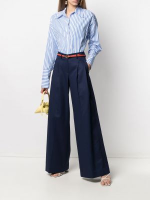 Pantalones de cintura alta Jejia azul