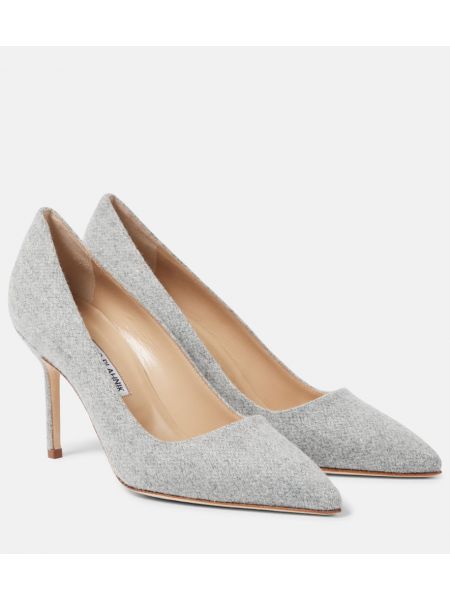 Klassisk pumps Manolo Blahnik grå