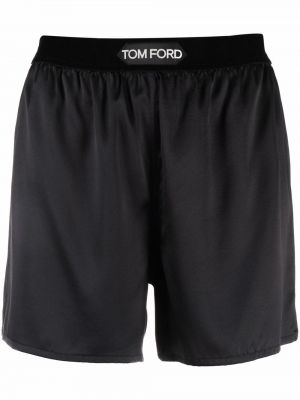Svilene kratke hlače Tom Ford črna