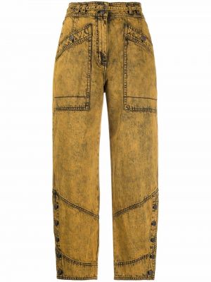 Straight leg jeans Ulla Johnson giallo