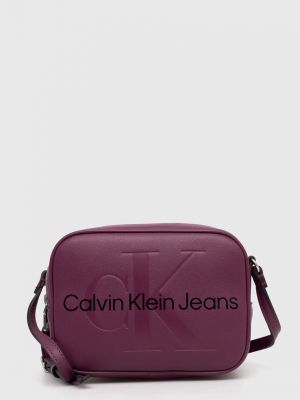 Torba na ramię Calvin Klein Jeans fioletowa