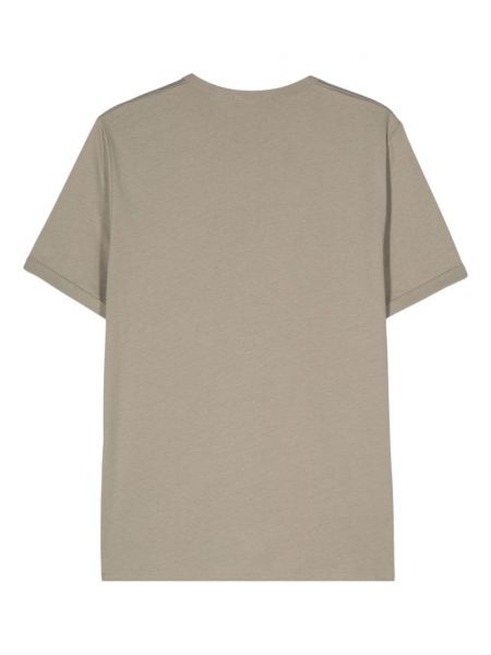 Bavlněné tričko s výšivkou Fred Perry šedé