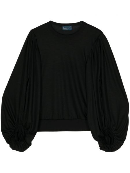 Vilnonis džemperis Kolor juoda