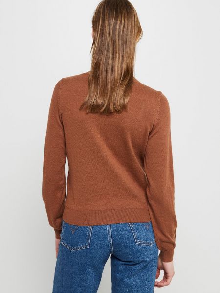 Sweter Vero Moda brązowy