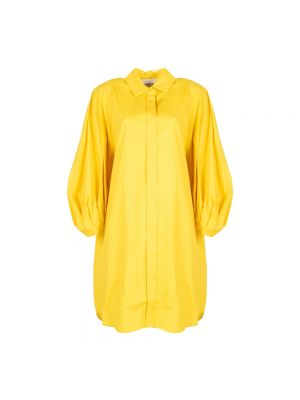 Sukienka koszulowa Silvian Heach żółta