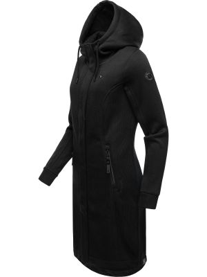 Πλεκτό παλτό Ragwear μαύρο