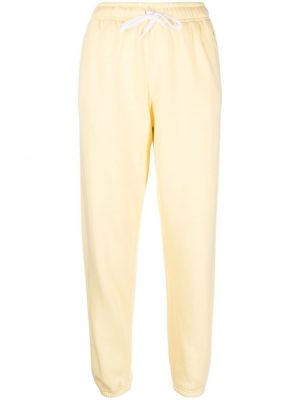 Pantalon de joggings taille basse taille haute slim Polo Ralph Lauren blanc